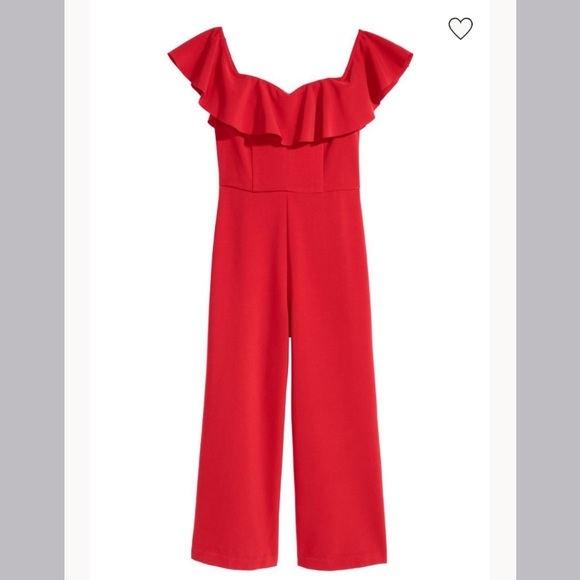 H&M Dresses & Skirts - H&M Red Jumpsuit